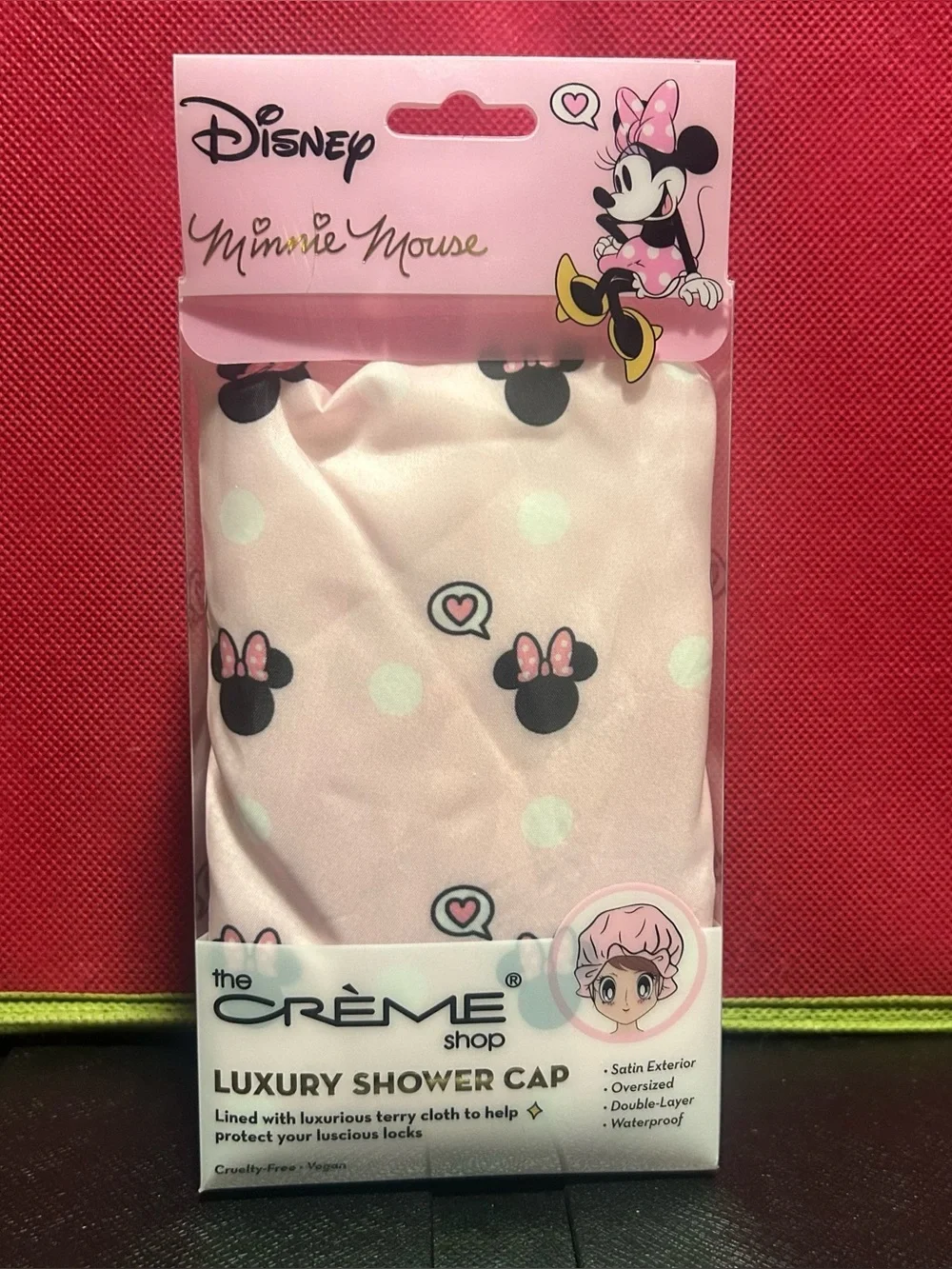 The Crème Shop x Disney Minnie Mouse Luxury Shower Cap